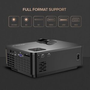 EGate i9 Pro-Max 1080p Native Full HD Projector specifications 