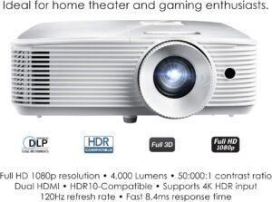 Optoma projector on Amazon