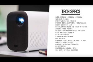 Mijia Youth Mi Portable Home Theater, Full HD Projector Features