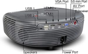 XElectron CL760 1080P Native Resolution LED Projector features