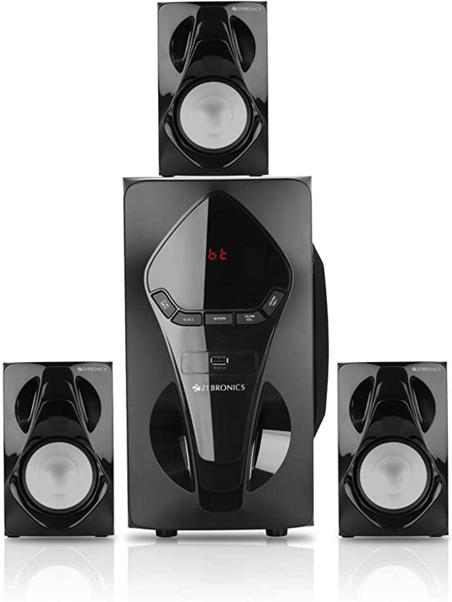 Top 5 ZEBRONICS Wireless Bluetooth Multimedia Speakers for your Home Theatre Projectors!!!